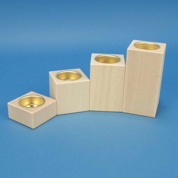 wooden candle holder advent maple