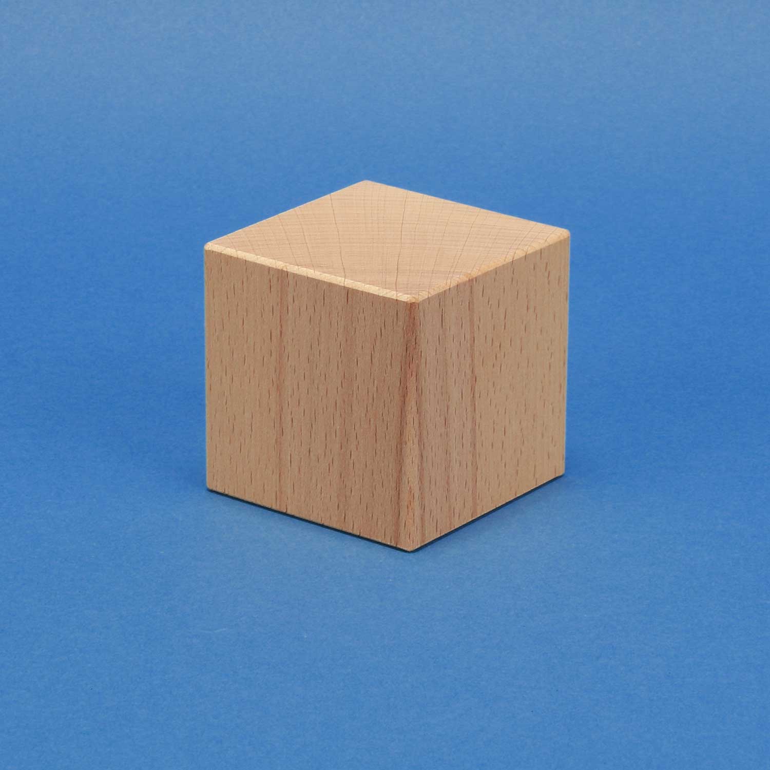 Support bois fendu pour ardoise cube, vernis bois 5,5x5,5x5,5cm par 3 -  RETIF