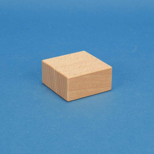 wood stamp 6 x 6 x 3 cm