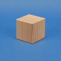 houten kubus blokken 6 cm