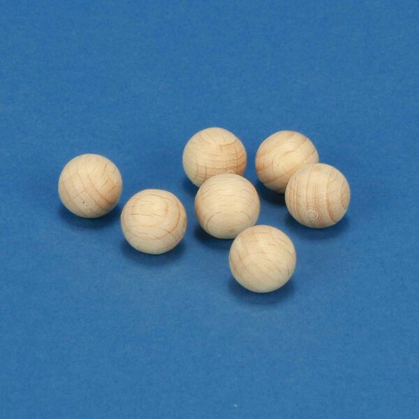 100 wooden balls beechwood Ø 15mm