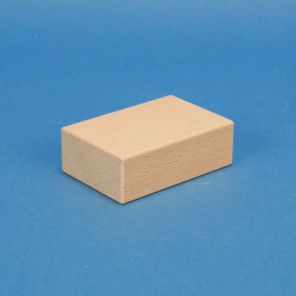 cubes en bois 9 x 6 x 3 cm