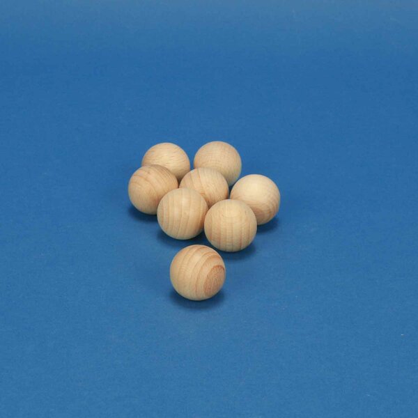 wooden balls of beechwood Ø 25 mm