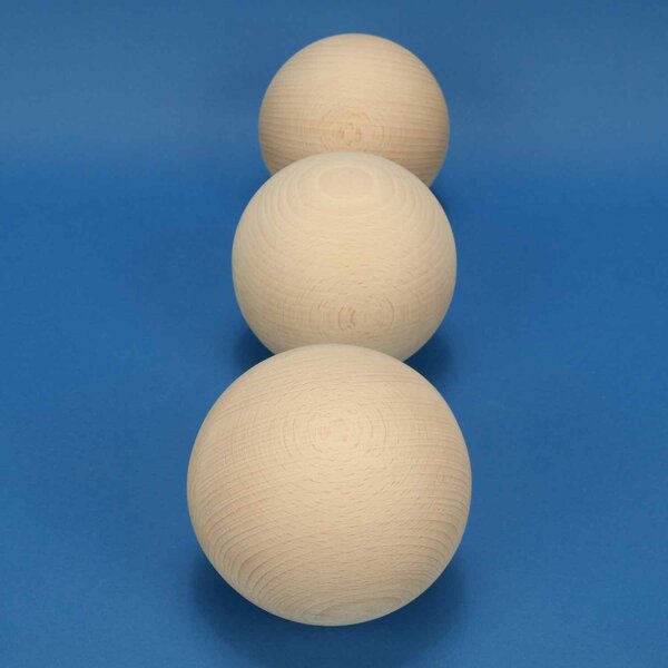wooden balls of beechwood Ø 120 mm