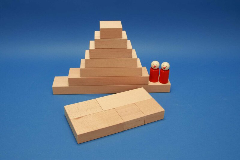 Fröbel cubes en bois unique