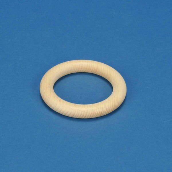 wooden ring made of beechwood Ø 8,5 x 1,3 cm