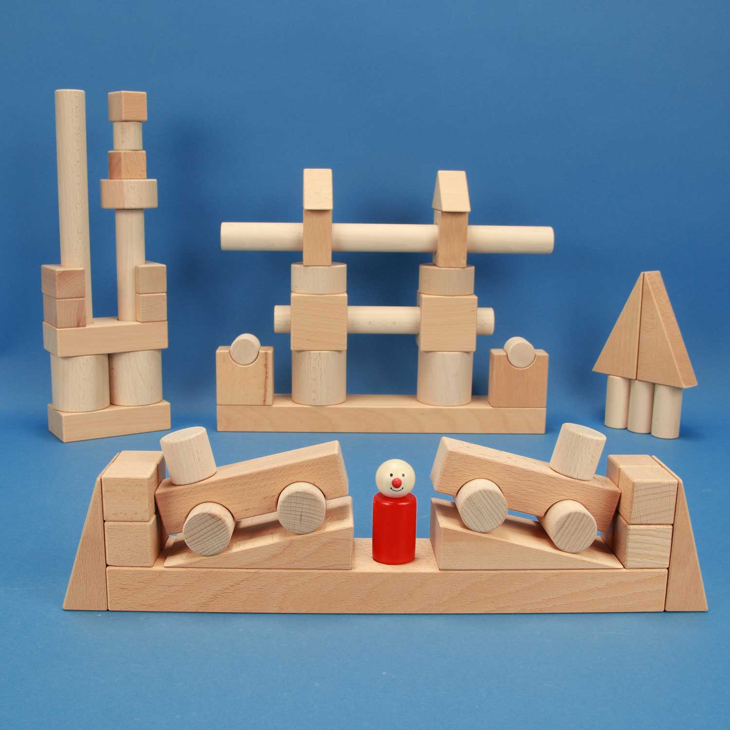 Holzbausteine im Kindergarten
