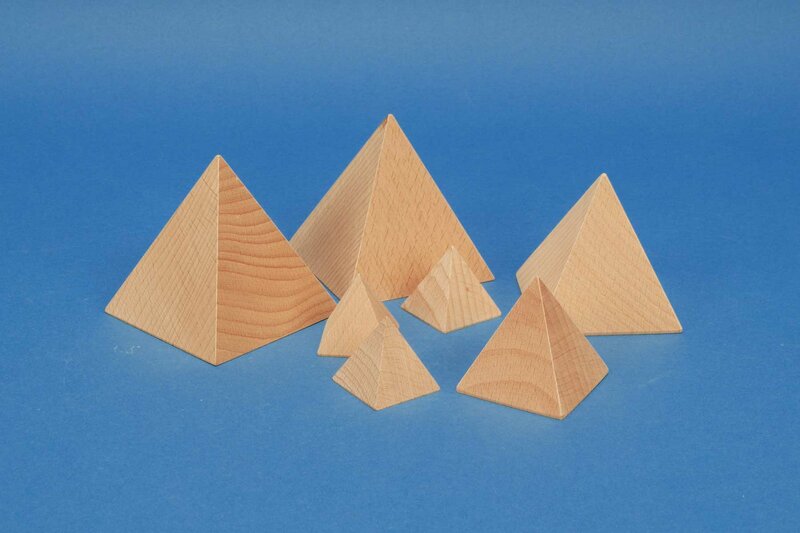 wooden pyramids