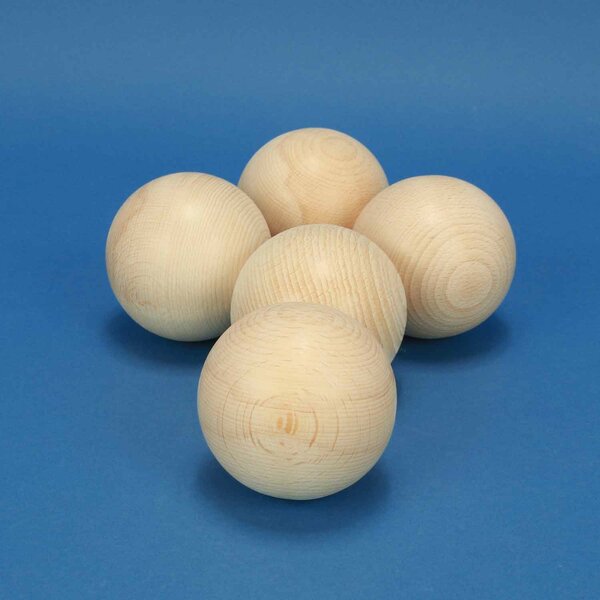Sphères en bois en hetre Ø 80 mm