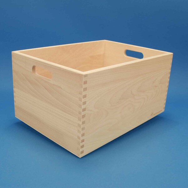 Beechwood box large without wooden blocks