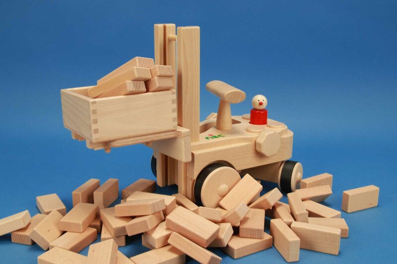 NIC Creamobil + houten blokken